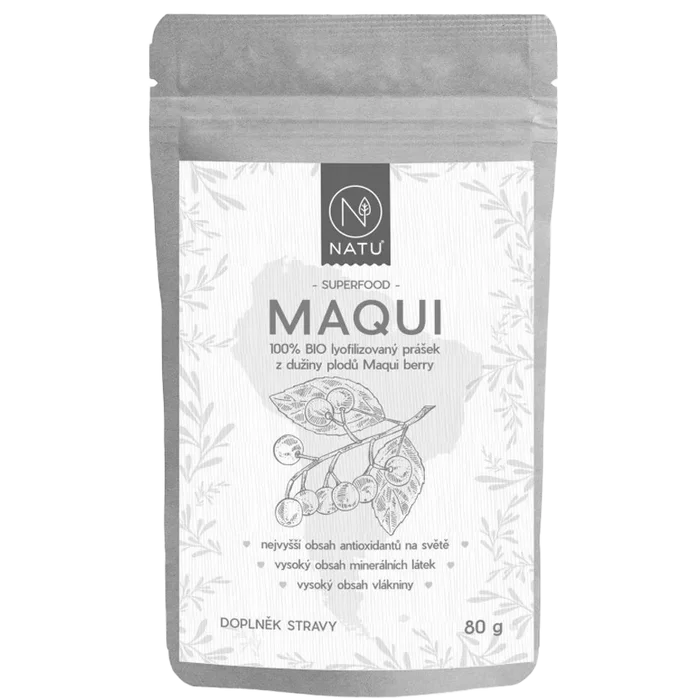 NATU Maqui prášek 80 g BIO